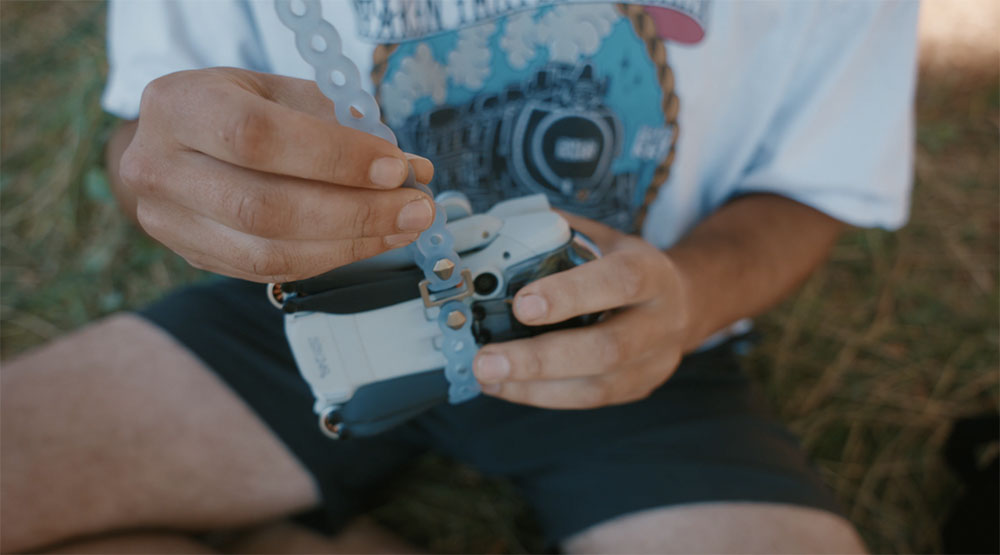 modl on drone
