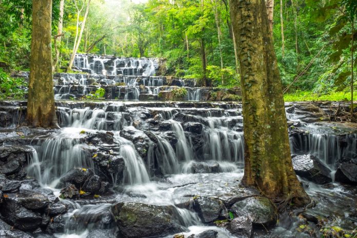 Sam lan waterfall saraburi Thailand
